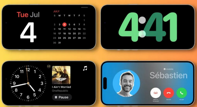 墨江苹果手机维修分享iOS17横屏充电待机显示有什么好处 